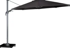 Intratuin Ampelschirm Merida anthrazit UPF 30+ D 350 cm| Sonnenschirme