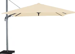 Intratuin Ampelschirm Merida creme UPF 30+ 300 x 300 x 260 cm| Sonnenschirme