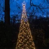 Intratuin Anna's Collection Fahnenmast-Beleuchtung mit 480 LEDs H 320 cm| Led Weihnachtsbäume (Außen)