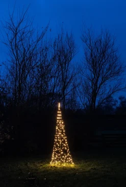 Intratuin Anna's Collection Fahnenmast-Beleuchtung mit 236 LEDs H 200 cm| Led Weihnachtsbäume (Außen)