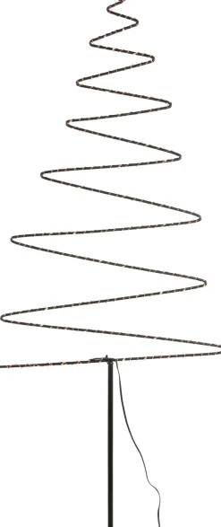 Intratuin Anna's Collection Gartenstecker Weihnachtsbaum mit Beleuchtung 33 x 103 cm| Weihnachtsfiguren (Außen)