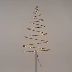 Intratuin Anna's Collection Gartenstecker Weihnachtsbaum mit Beleuchtung 33 x 103 cm| Weihnachtsfiguren (Außen)