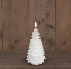 Intratuin Anna's Collection LED Kerze Sito weiß D 9,5 H 20 cm| Led Kerzen