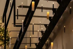 Intratuin Anna's Collection LED Stabkerze schwebend weiß D 2 H 28,5 cm 5 St.| Led Kerzen