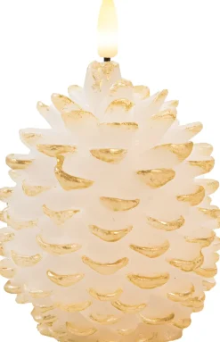 Intratuin Anna's Collection LED Stumpenkerze Podo  weiß D 12 H 10 cm| Led Kerzen