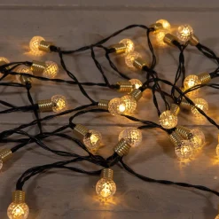 Intratuin Anna's Collection Lichterkette Glühbirne mit 100 Lampen extra warm / warmweiß 10 m| Motiv-Lichterketten