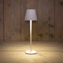 Intratuin Anna's Collection Tischlampe Mat weiß D 9 H 27 cm| Tischleuchten