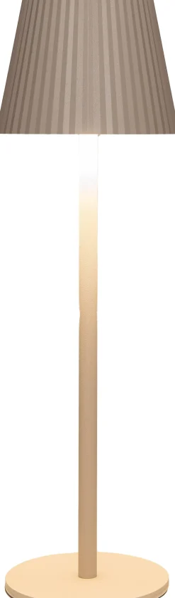 Intratuin Anna's Collection Tischlampe Ribbel braun D 11 H 36 cm| Tischleuchten