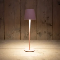 Intratuin Anna's Collection Tischlampe Mat rosa D 9 H 27 cm| Tischleuchten