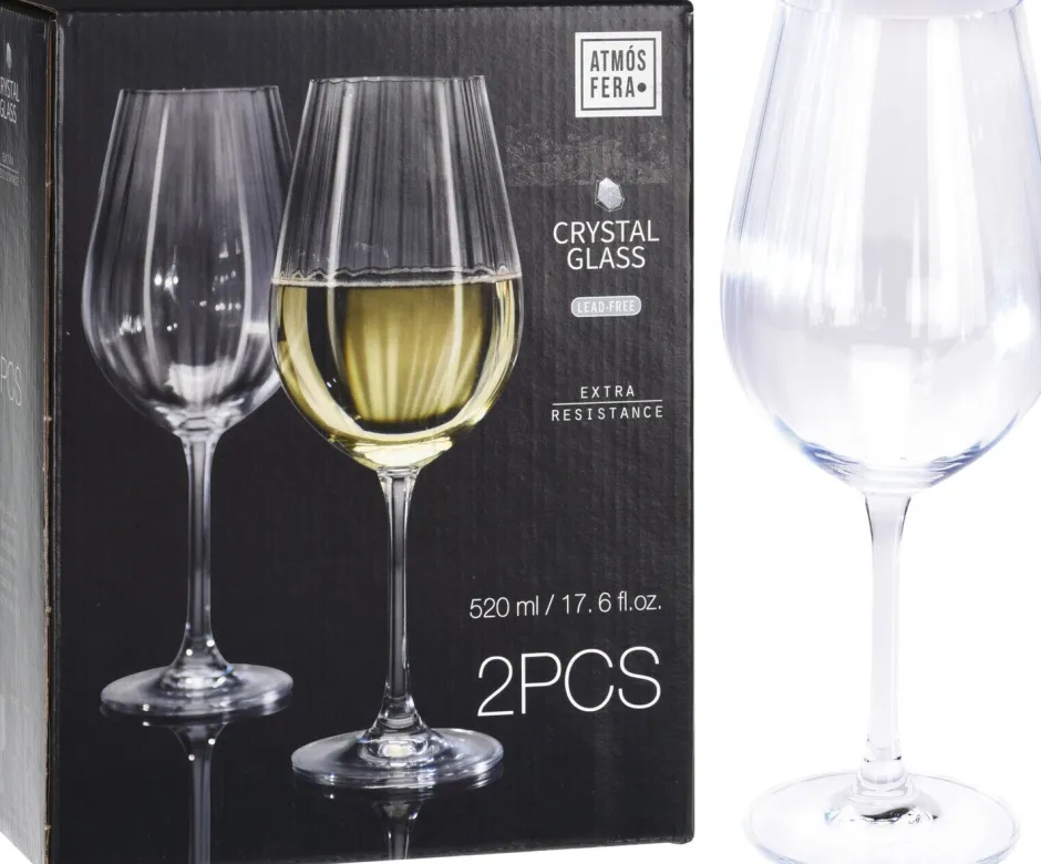 Intratuin Atmos Fera Weinglas 520 ml 2 St.| Geschirr & Gläser