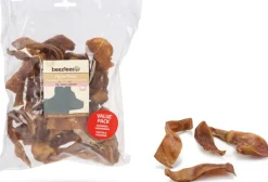 Intratuin Beeztees Schweineohr-Stücke 500 g| Hundesnacks & Leckerlies