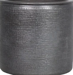 Intratuin Bela Arte Blumentopf Ancora D 14 H 12 cm schwarz| Blumentöpfe|Blumentöpfe & Pflanzgefäße