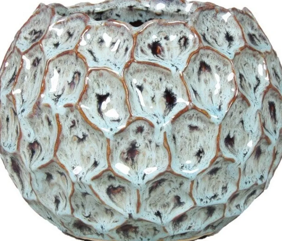 Intratuin Bela Arte Blumentopf Brussel grün D 26 H 22 cm| Blumentöpfe & Pflanzgefäße|Blumentöpfe