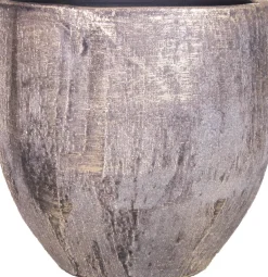 Intratuin Bela Arte Blumentopf Madeira gold / grau D 14 H 13 cm| Blumentöpfe & Pflanzgefäße|Blumentöpfe