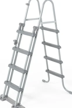 Intratuin Bestway Stahlrahmen-Pool Power Steel Rattan-Look rechteckig 412 x 201 x 122 cm| Pools & Planschbecken