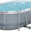 Intratuin Bestway Stahlrahmen-Pool Power Steel oval 427 x 250 x 100 cm| Pools & Planschbecken