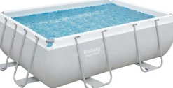 Intratuin Bestway Stahlrahmen-Pool Power Steel rechteckig 282 x 196 x 84 cm| Pools & Planschbecken