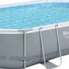 Intratuin Bestway Stahlrahmen-Pool Power Steel oval 488 x 305 x 107 cm| Pools & Planschbecken