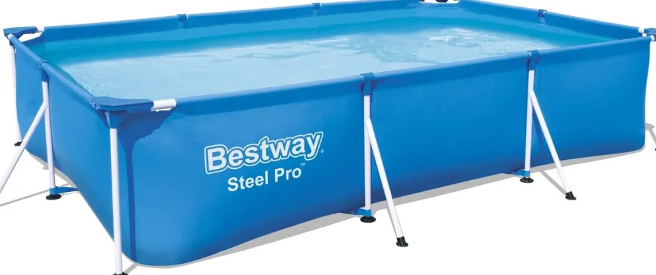 Intratuin Bestway Stahlrahmen-Pool Passaat rechteckig 300 x 201 x 66| Pools & Planschbecken