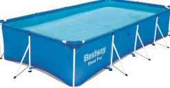 Intratuin Bestway Stahlrahmen-Pool rechteckig 400 x 211 x 81 cm| Pools & Planschbecken