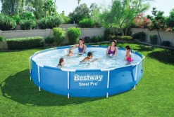 Intratuin Bestway Stahlrahmen-Pool Steel Pro rund D 366 H 76 cm| Pools & Planschbecken
