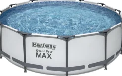 Intratuin Bestway Stahlrahmen-Pool Steel Pro Max rundD 366 H 100 cm| Pools & Planschbecken