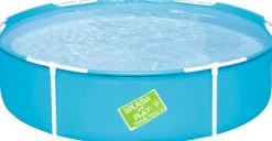 Intratuin Bestway Swimmingpool My First Sirocco rund blau D 152 H 38 cm| Pools & Planschbecken
