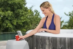 Intratuin Bestway Whirlpool aufblasbar Lay-Z-Spa Bahama rund braun D 180 H 66 cm| Pools & Planschbecken