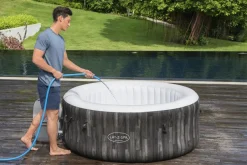 Intratuin Bestway Whirlpool aufblasbar Lay-Z-Spa Bahama rund braun D 180 H 66 cm| Pools & Planschbecken