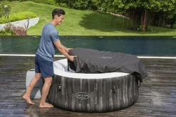 Intratuin Bestway Whirlpool aufblasbar Lay-Z-Spa Bahama rund braun D 180 H 66 cm| Pools & Planschbecken