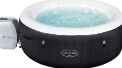 Intratuin Bestway Whirlpool aufblasbar Lay-Z-Spa Miami 2 rund schwarz D 180 H 66 cm| Pools & Planschbecken
