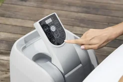 Intratuin Bestway Whirlpool aufblasbar Lay-Z-Spa Miami 2 rund schwarz D 180 H 66 cm| Pools & Planschbecken