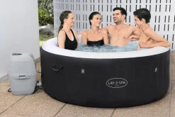 Intratuin Bestway Whirlpool aufblasbar Lay-Z-Spa Miami 2 rund schwarz D 180 H 66 cm| Pools & Planschbecken