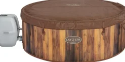 Intratuin Bestway Whirlpool aufblasbar Lay-Z-Spa Helsinki rund braun D 180 H 66 cm| Pools & Planschbecken