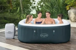 Intratuin Bestway Whirlpool aufblasbar Lay-Z-Spa Ibiza eckig grün 180 x 180 x 66 cm| Pools & Planschbecken