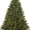 Intratuin Black Box Künstlicher Weihnachtsbaum Jade H 185 cm mit 230 LEDs warmweiß| Künstliche Weihnachtsbäume