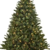 Intratuin Black Box Künstlicher Weihnachtsbaum Jade H 155 cm mit 180 LEDs warmweiß| Künstliche Weihnachtsbäume