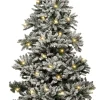 Intratuin Black Box Künstlicher Weihnachtsbaum Fiss H 185 cm mit 340 LEDs warmweiß| Künstliche Weihnachtsbäume