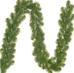 Intratuin Black Box Tannengirlande Norton 270 cm mit LED grün| Weihnachts- & Tannengirlanden