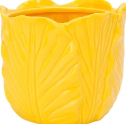 Intratuin Blumentopf Zona gelb D 17 H 14 cm| Blumentöpfe|Blumentöpfe & Pflanzgefäße