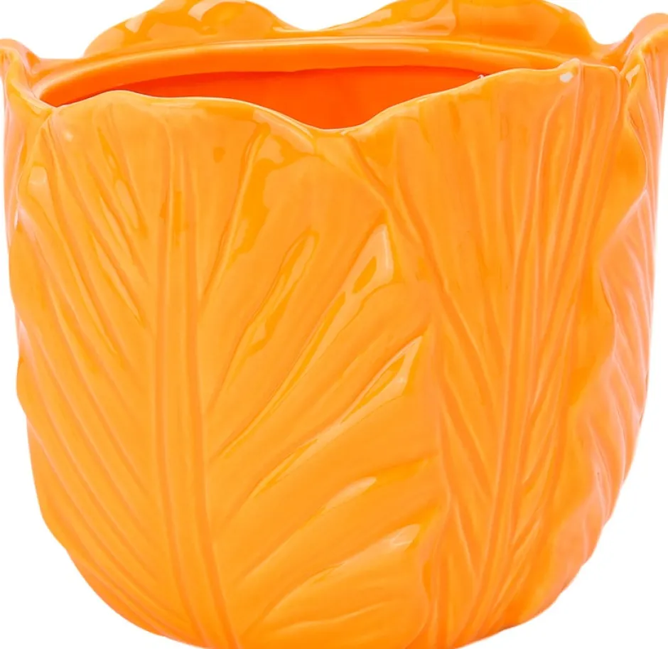 Intratuin Blumentopf Zona orange D 17 H 14 cm| Blumentöpfe & Pflanzgefäße|Blumentöpfe