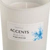 Intratuin Bolsius Duftkerze Accents Pure Winter weiß 33 Std.D 8 H 10 cm| Kerzen Im Glas|Duftkerzen