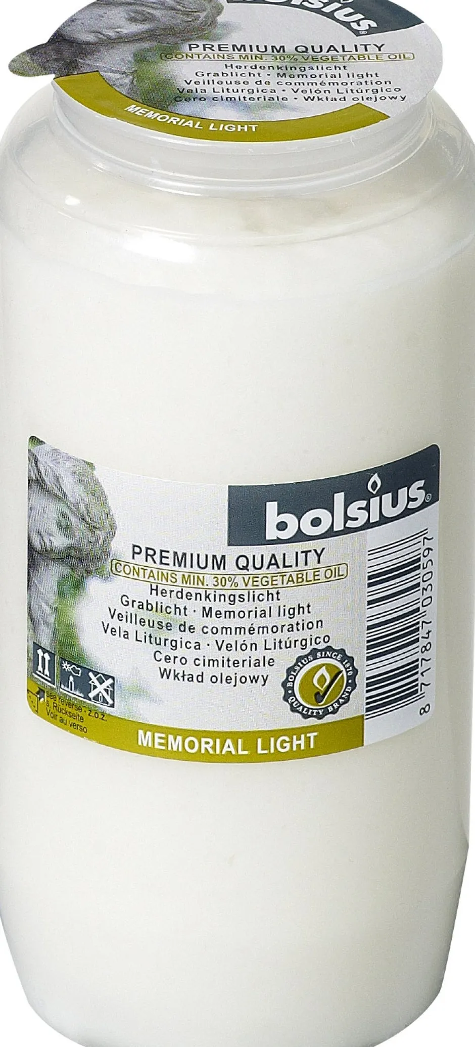 Intratuin Bolsius Grablicht Nr. 7 weiß| Grablichter