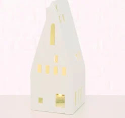 Intratuin Boltze Häuschen Hygga LED weiß 8 x 8 x 19 cm| Weihnachtsleuchten