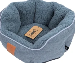 Intratuin Boony Est 1941 Hundekorb Highland grau 40 x 35 x 14 cm| Hundebetten & Hundekörbe