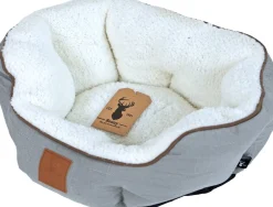 Intratuin Boony Est 1941 Katzenkorb 40 x 35 x 14 cm grau| Katzenbetten & -Körbe