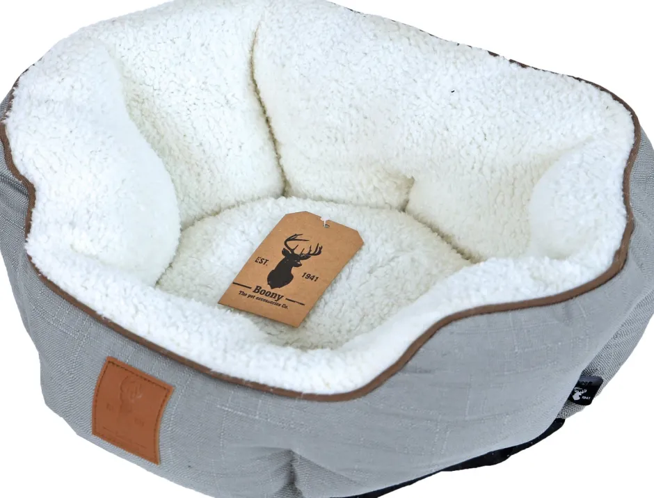 Intratuin Boony Est 1941 Katzenkorb 40 x 35 x 14 cm grau| Katzenbetten & -Körbe