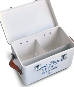 Intratuin Burgon & Ball Aufbewahrungsdose für Saatgut creme 27 x 13 x 14,5 cm| Anzucht-Zubehör