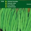 Intratuin Buschbohnen (Phaseolus vulgaris 'Miracle') Samen| Gemüsesamen|Saatgut