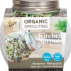 Intratuin Buzzy® Sprossen Pikante Mischung Organic Sprouting Anzuchtset| Gemüsesamen|Anzuchtkästen & Mini-Gewächshäuser